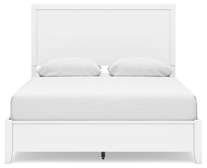 Binterglen - Queen Panel Bed - White by Ashley Furniture product image