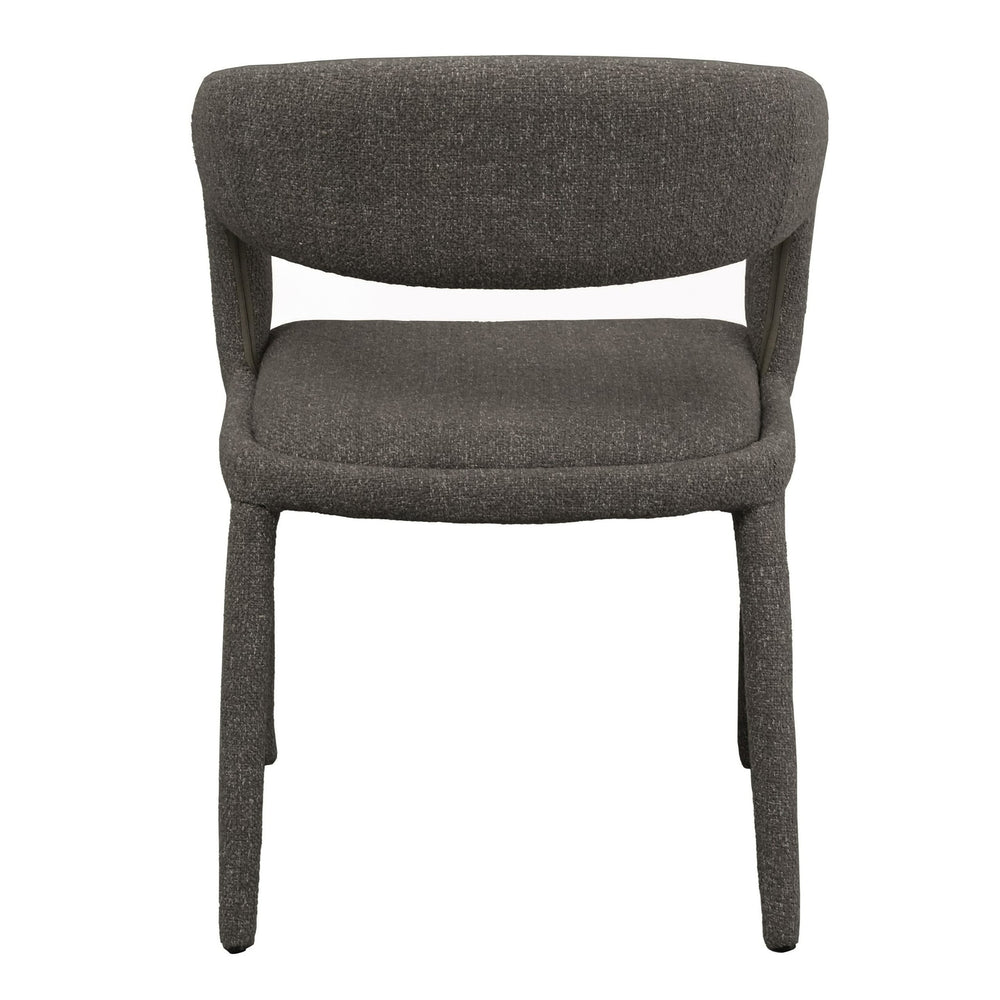 Faerron - Modern Grey Fabric Dining Chair - View 4