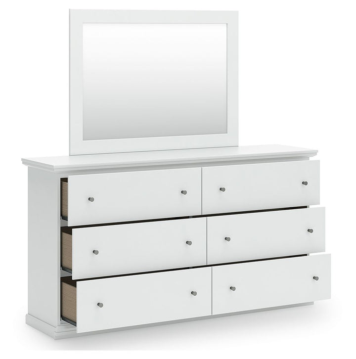 Bostwick Shoals - Dresser and Mirror - White