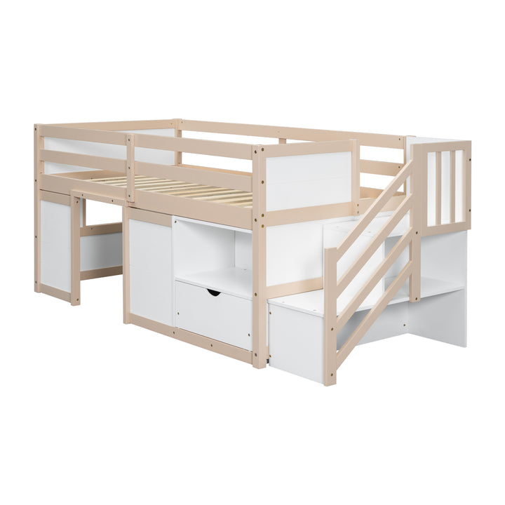 solid-wood-twin-size-low-loft-bed-with-stair-drawer-and-shelf-cream-white-color