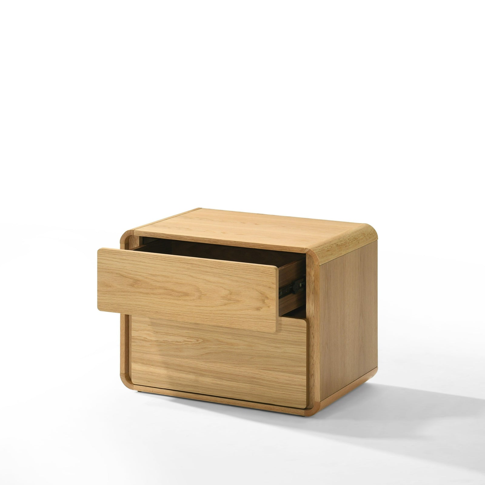 Dustin - Modern Natural Oak Nightstand