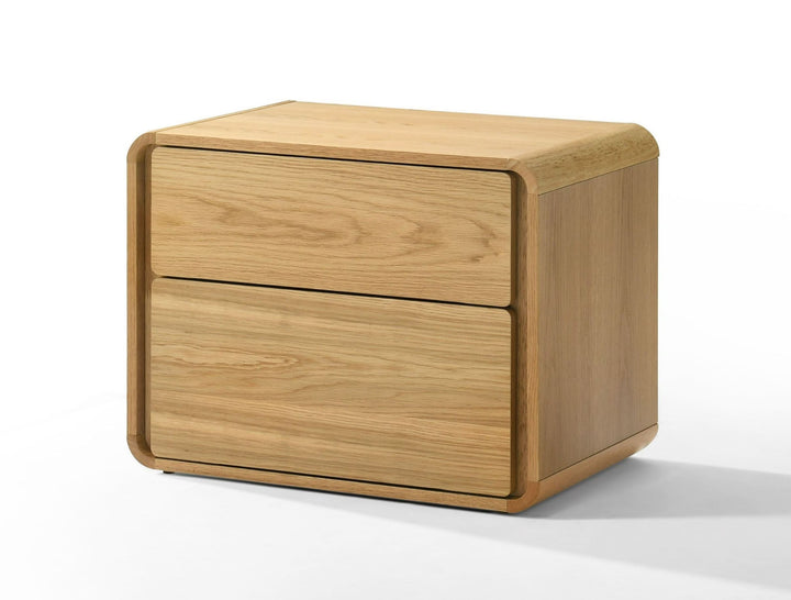 Dustin - Modern Natural Oak Nightstand