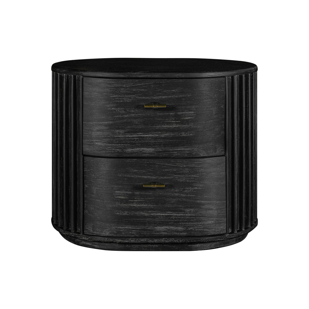 Fields - Modern Black Acacia Bedroom Set