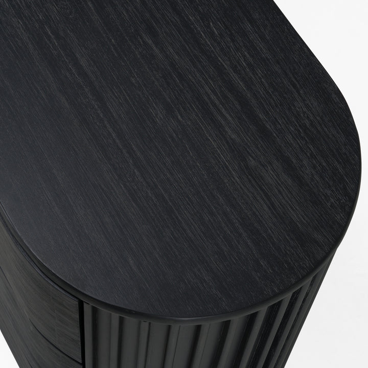 Fields - Modern Black Acacia Dresser