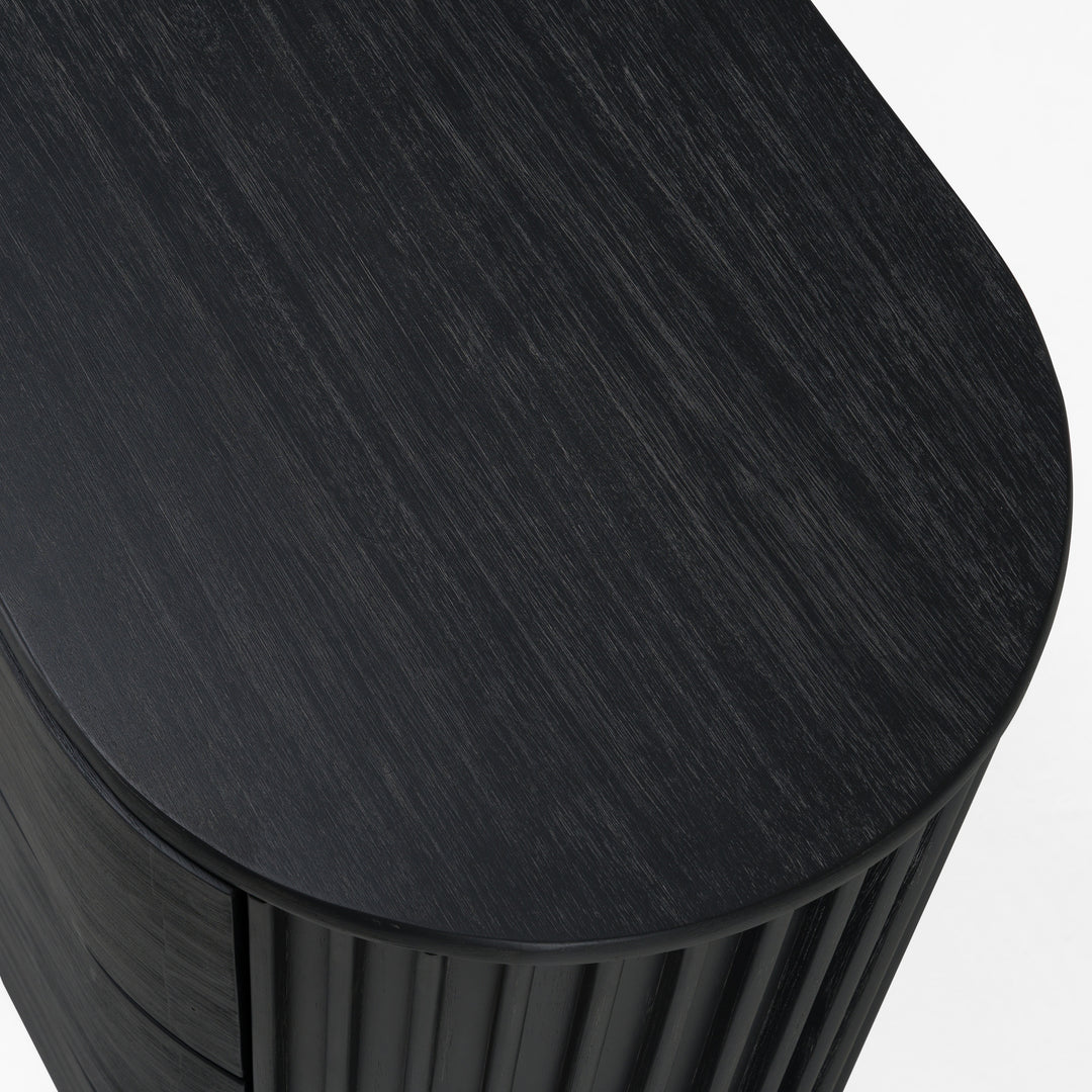 Fields - Modern Black Acacia Dresser