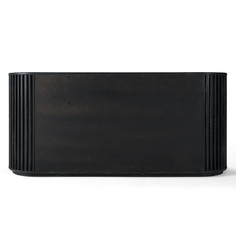 Fields - Modern Black Acacia Dresser - View 4