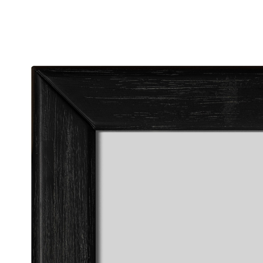 Fields - Modern Black Acacia Mirror