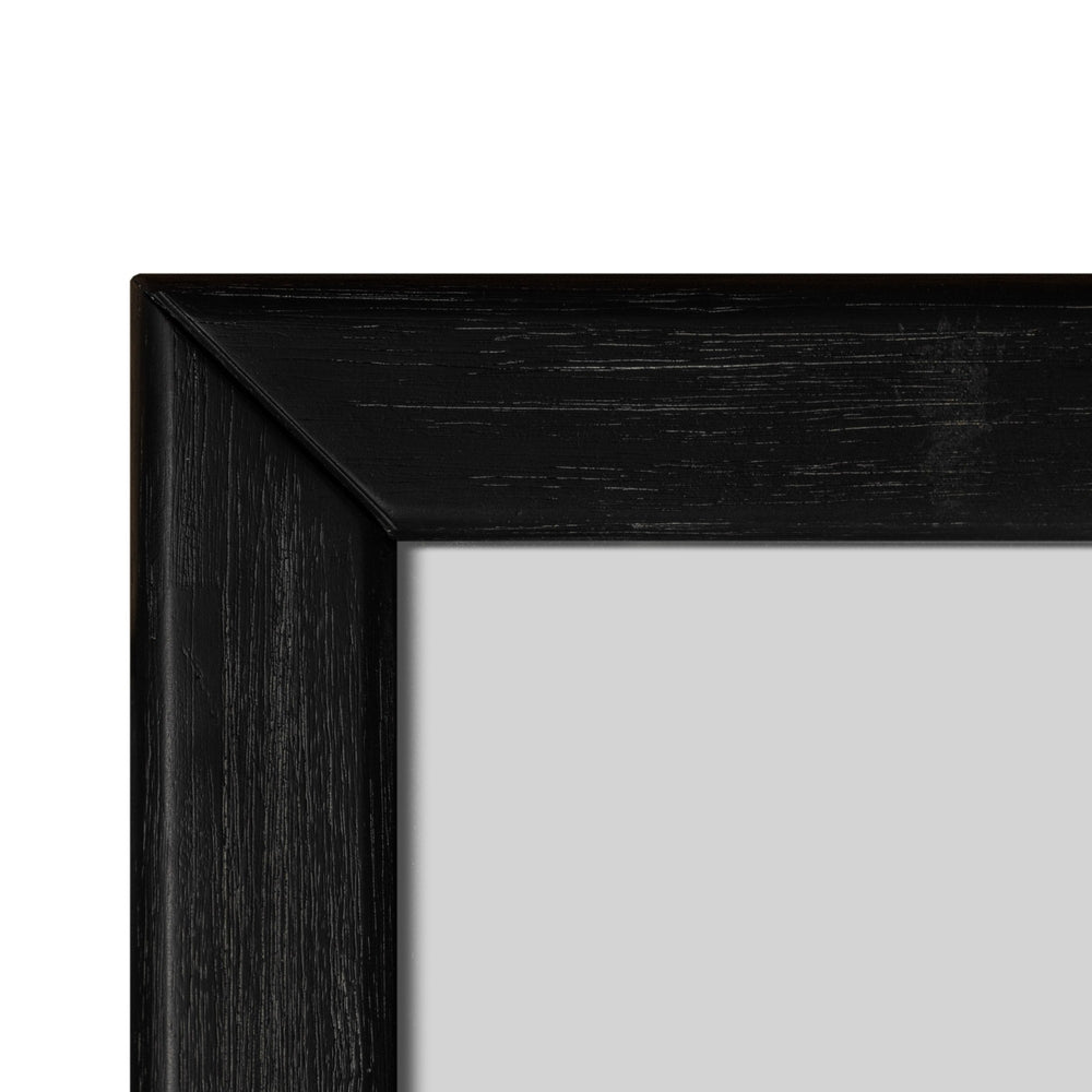 Fields - Modern Black Acacia Mirror - View 3