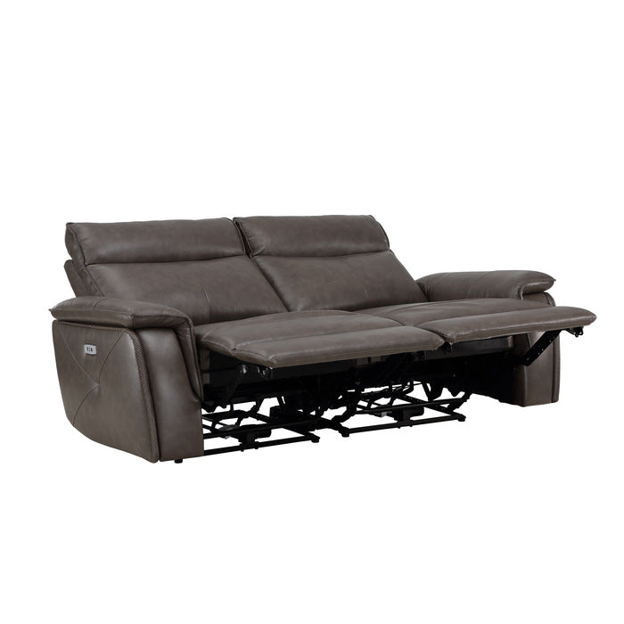 Maroni Power Double Reclining Loveseat with Power Headrests