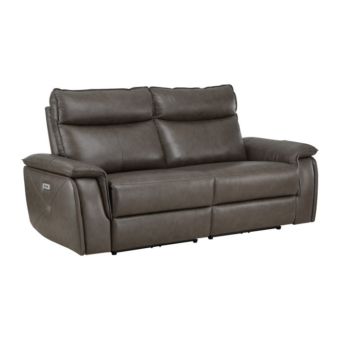 Maroni Power Double Reclining Loveseat with Power Headrests