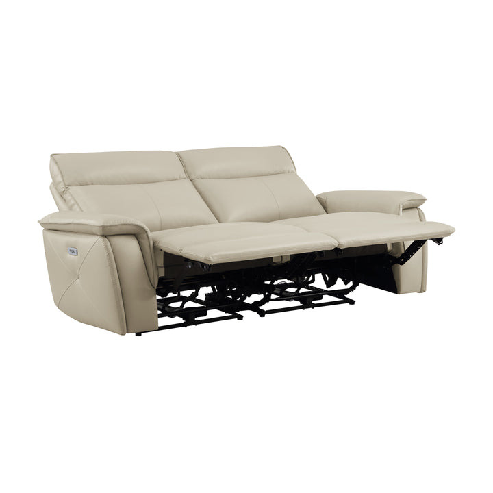 Maroni Power Double Reclining Loveseat with Power Headrests