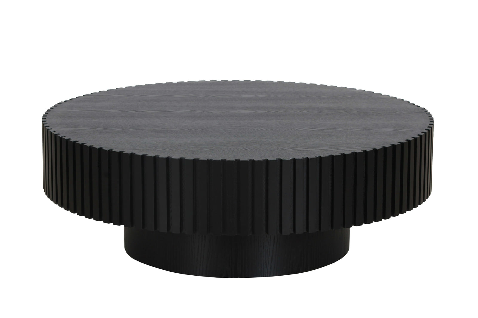 Pierre - Modern Black Ash Large Round Coffee Table