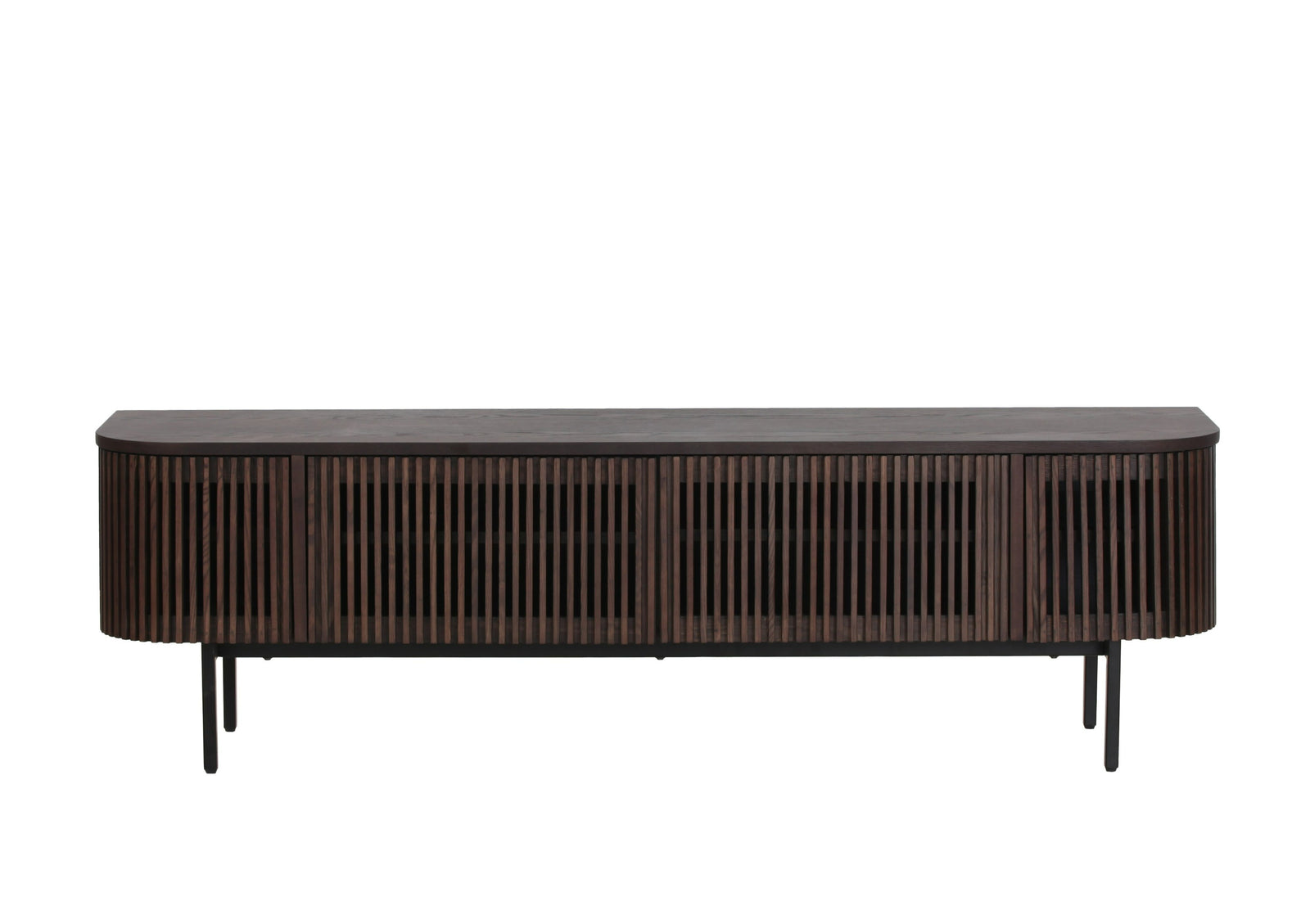 Clifton - Modern Smoked Ash Tall TV Stand