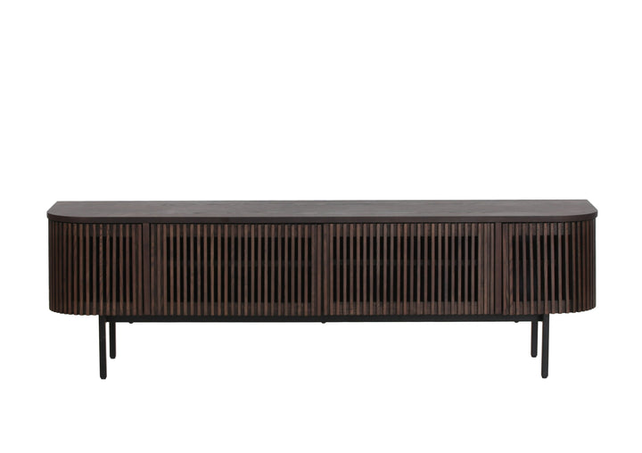 Clifton - Modern Smoked Ash Tall TV Stand