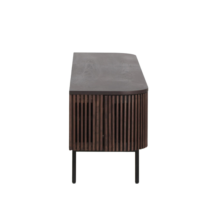 Clifton - Modern Smoked Ash Tall TV Stand