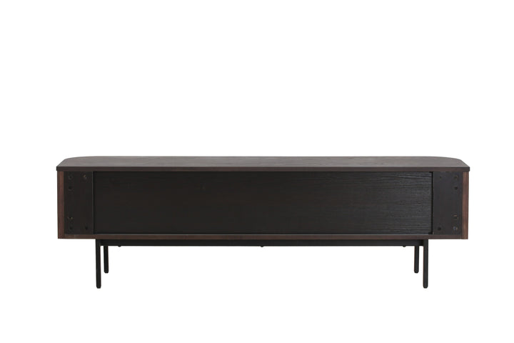 Clifton - Modern Smoked Ash Tall TV Stand