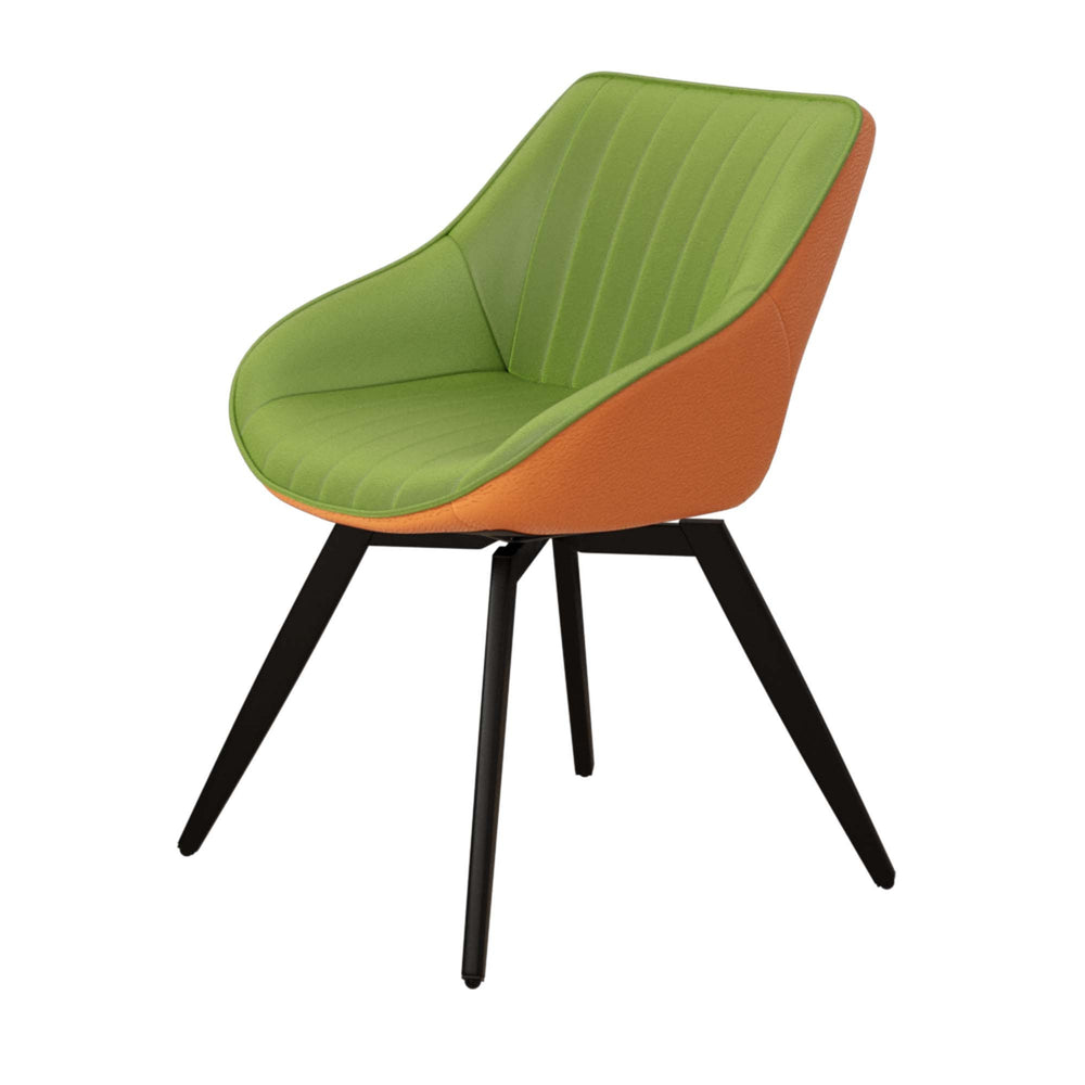 mid-century-modern-3-piece-round-tulip-dining-table-set-in-black-green
