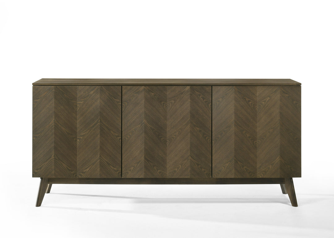 Costello - Mid-Century Modern Wenge Dining Set