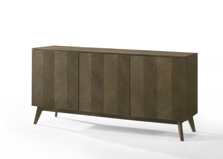 Costello - Mid-Century Modern Wenge Dining Set