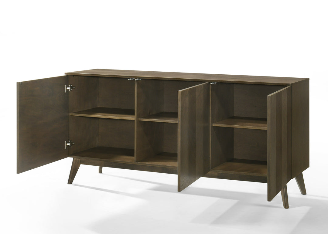 Costello - Mid-Century Modern Wenge Dining Set