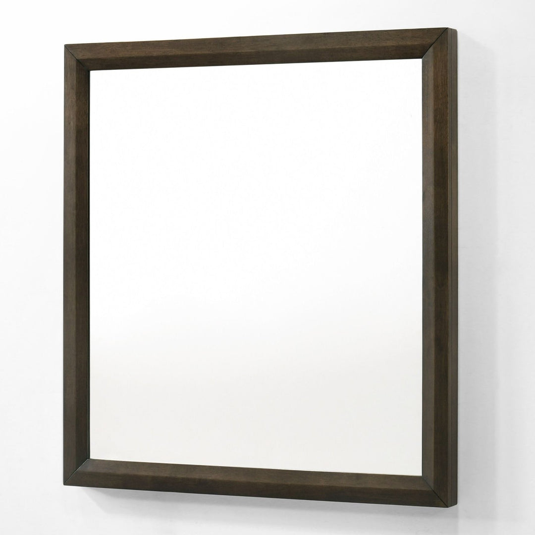 Manhattan - Contemporary Canopy Brown Oak Bedroom Set