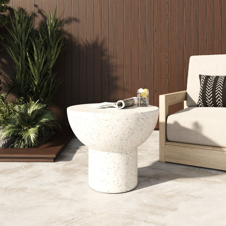 Fate - Modern Terrazzo Concrete End Table