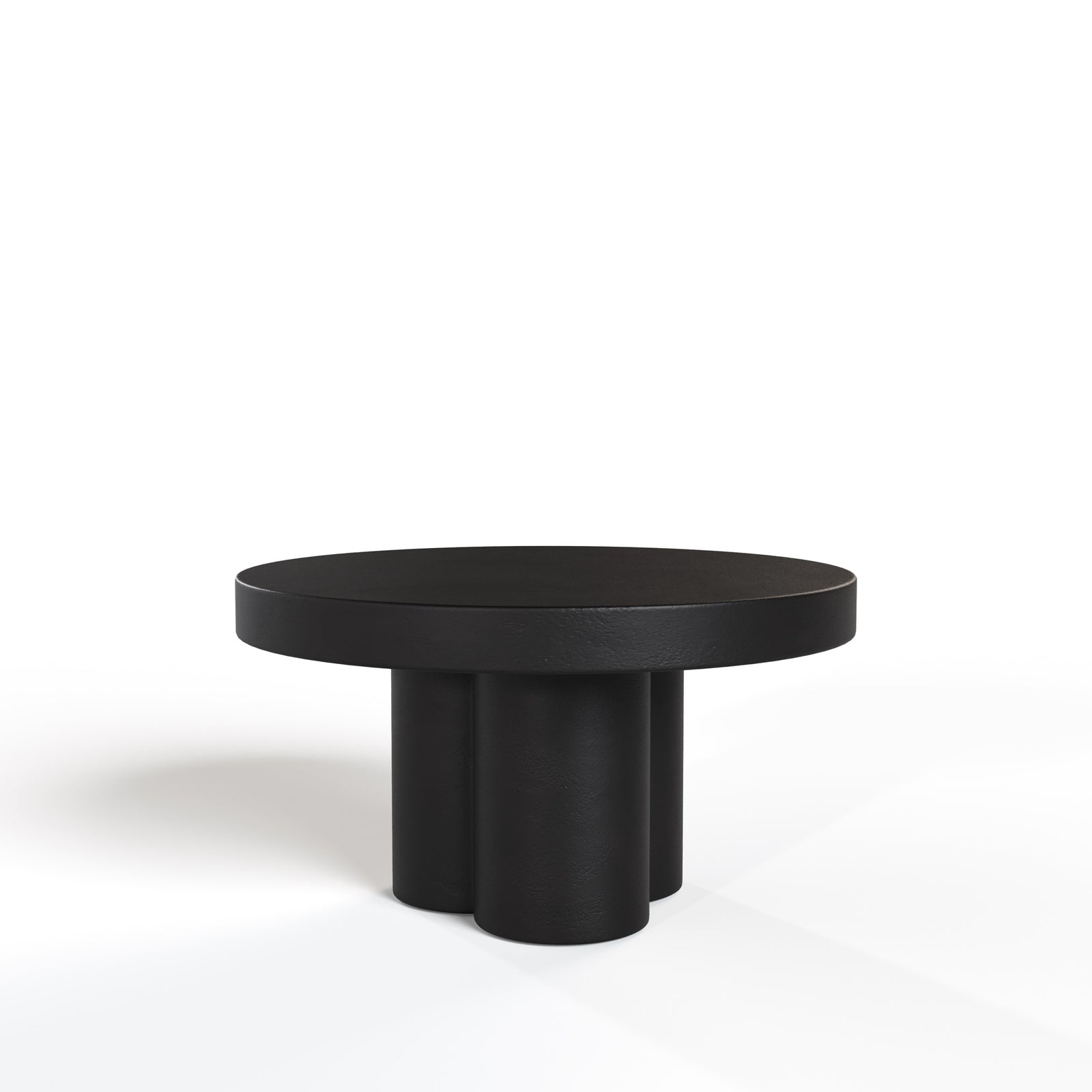 Bruni - Modern Black Concrete Coffee Table