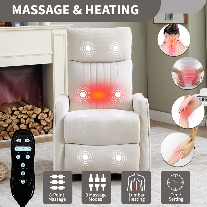 beige-heat-massage-manual-recliner-chair-with-rocker-and-swivel-in-fabric-for-living-room