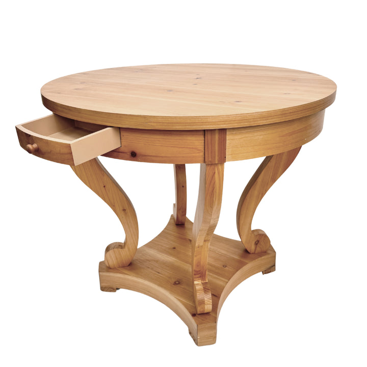 small-round-curved-legs-farmhouse-style-table-kitchen-natural-wood