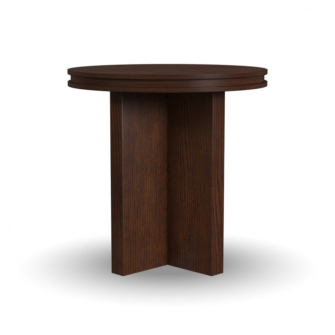 flexsteel-w1026-02-waterfall-round-end-table-brown