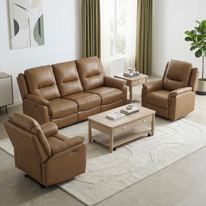 Haven Power Reclining Leather Chair