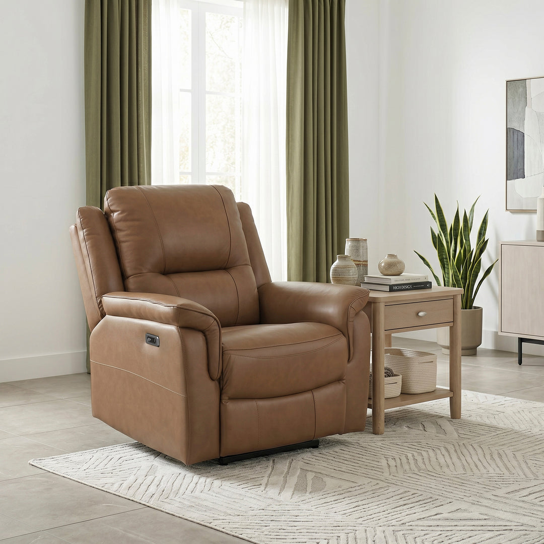Haven Power Reclining Leather Chair
