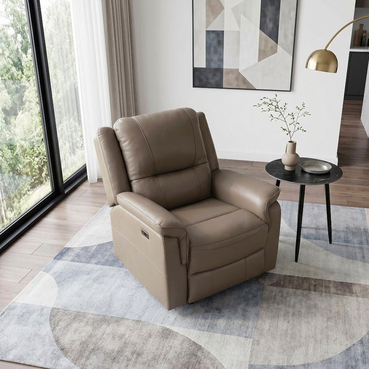 Haven Power Reclining Leather Chair
