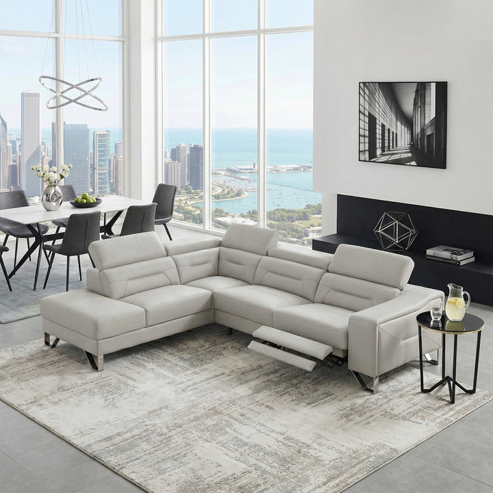 Ventura Power Reclining Leather Sectional