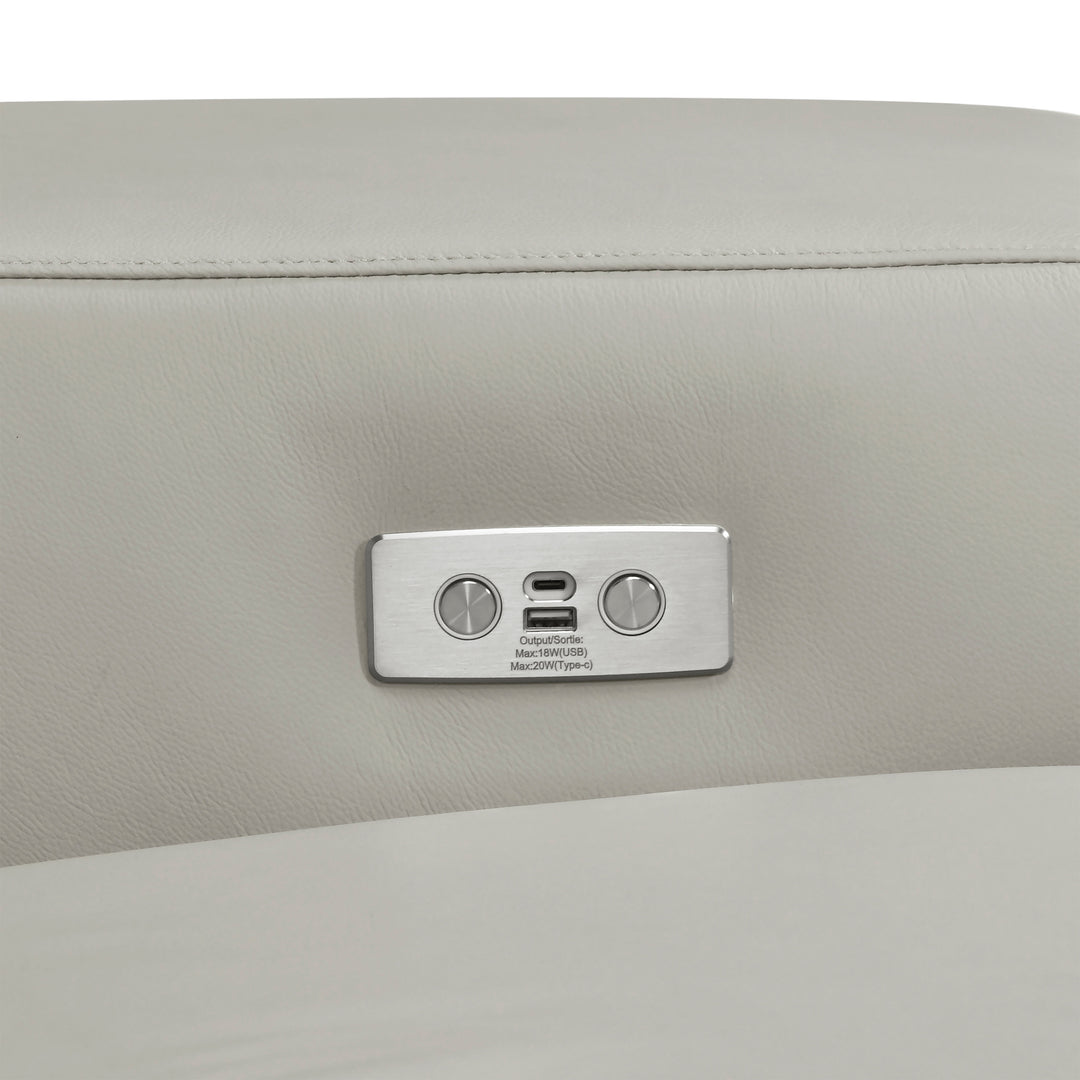 Ventura Power Reclining Leather Sectional