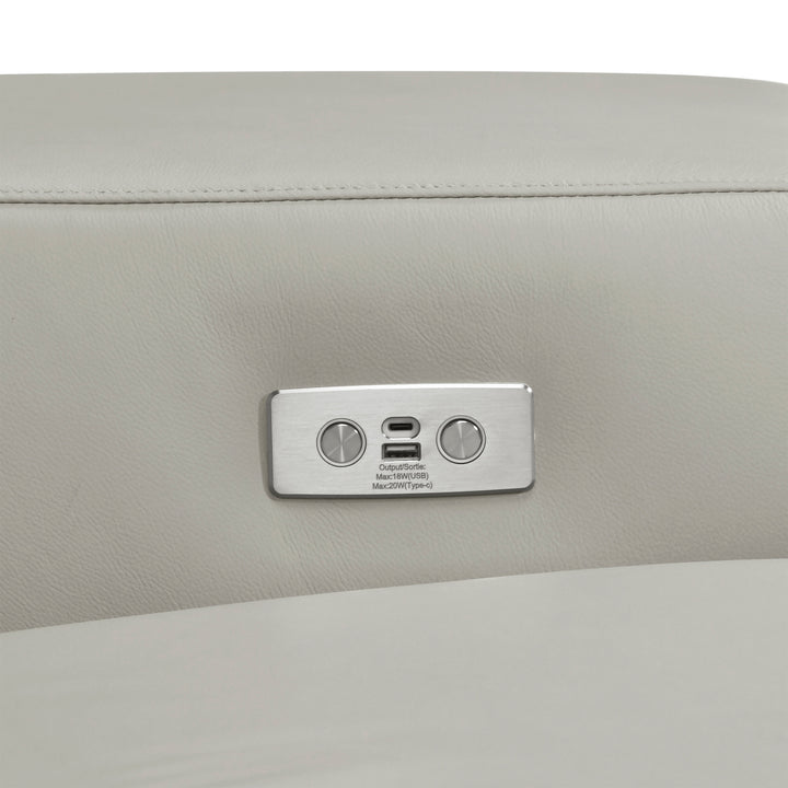 Ventura Power Reclining Leather Sectional