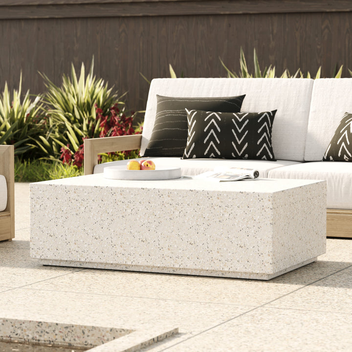 Fresno - Modern Terrazzo Concrete Coffee Table