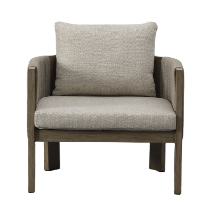 Salvora - Outdoor Beige Fabric &amp; Grey Rope Sofa Set