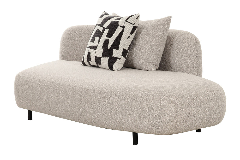 Marge - Contemporary Beige Sectional Sofa - View 5