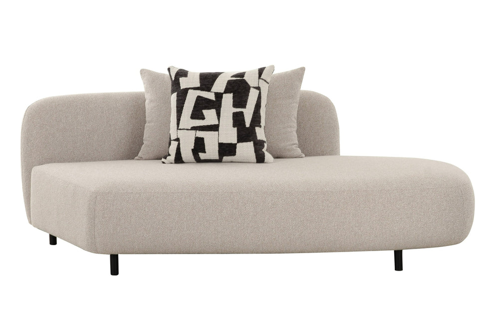 Marge - Contemporary Beige Sectional Sofa - View 6