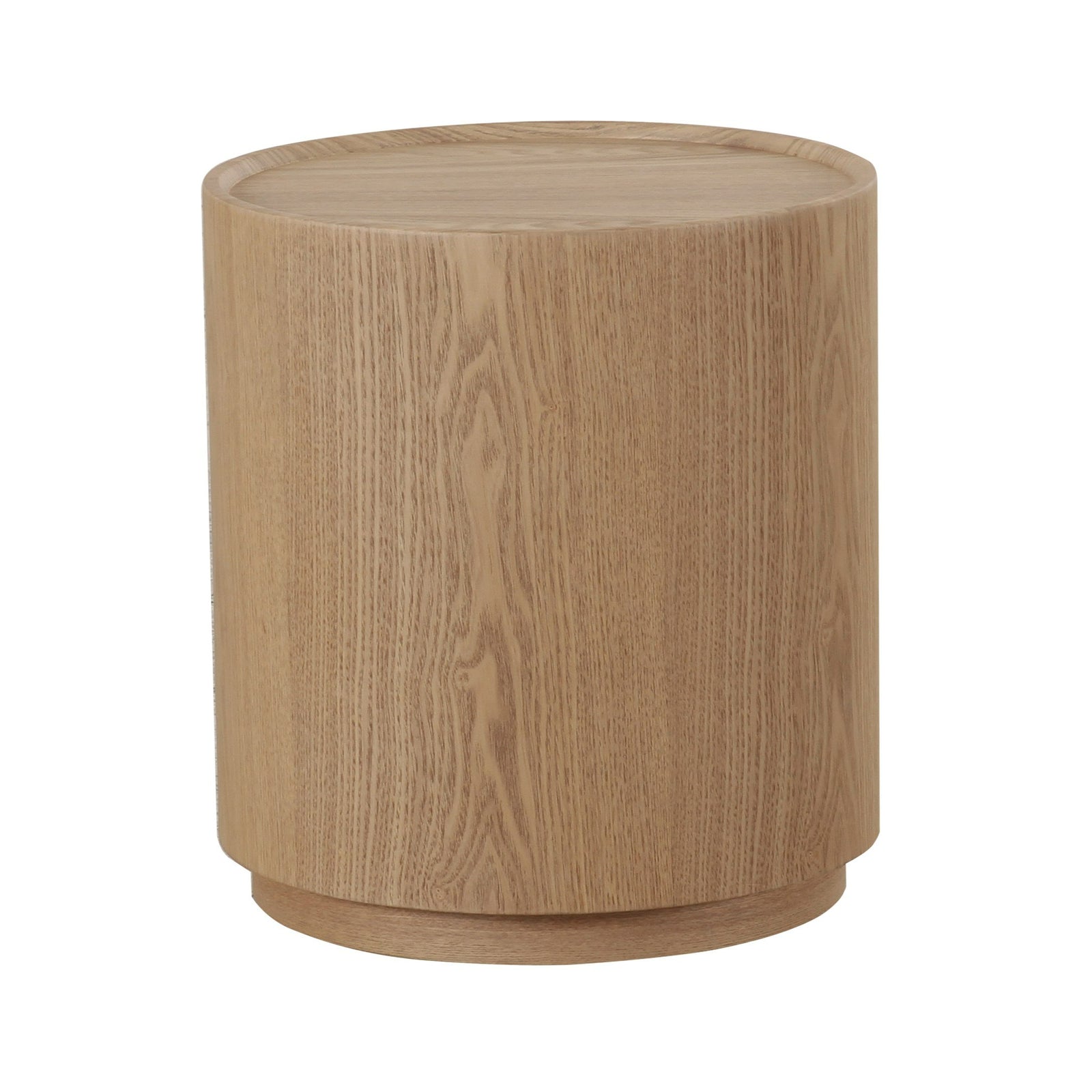 Quillen - Modern Natural Ash Round End Table
