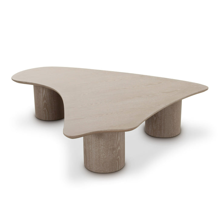 Connie - Modern White Oak Nesting Coffee Table Set
