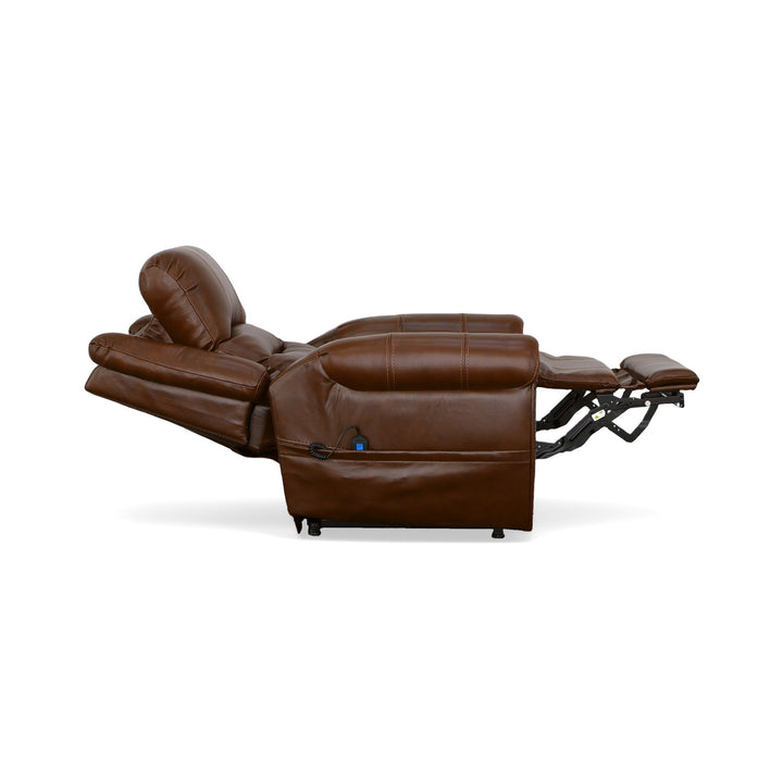 Oscar Leather Power Lift Recliner with Right