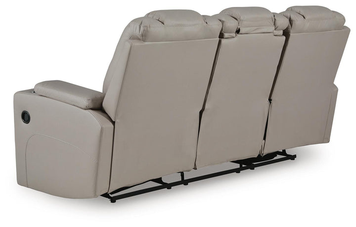 Elevate Edges Reclining Sofa with Drop Down Table - Coin (5)