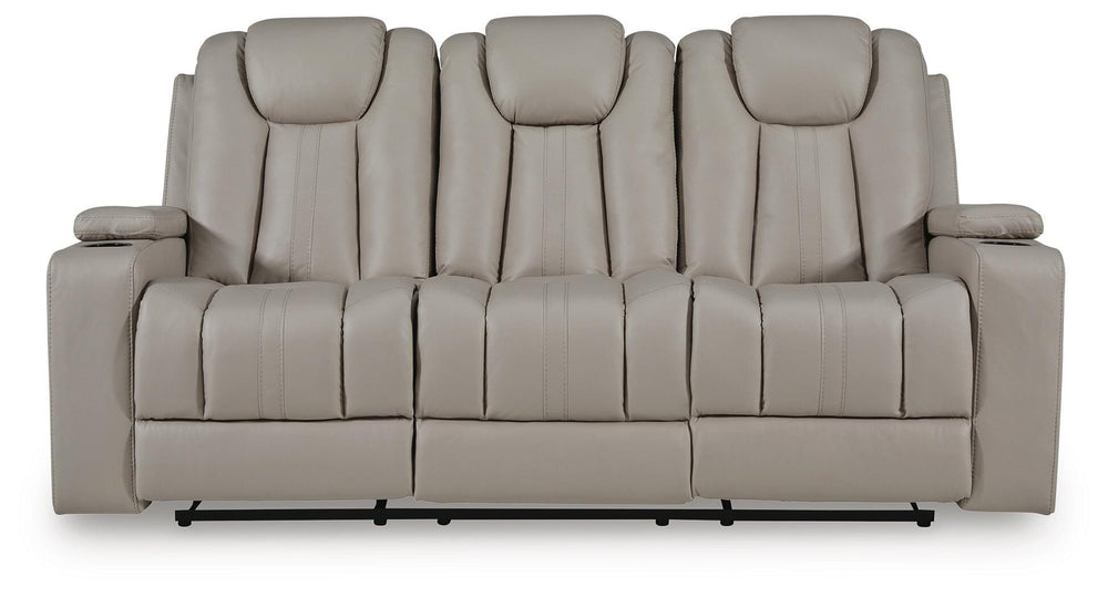 Elevate Edges Reclining Sofa with Drop Down Table - Coin (4)