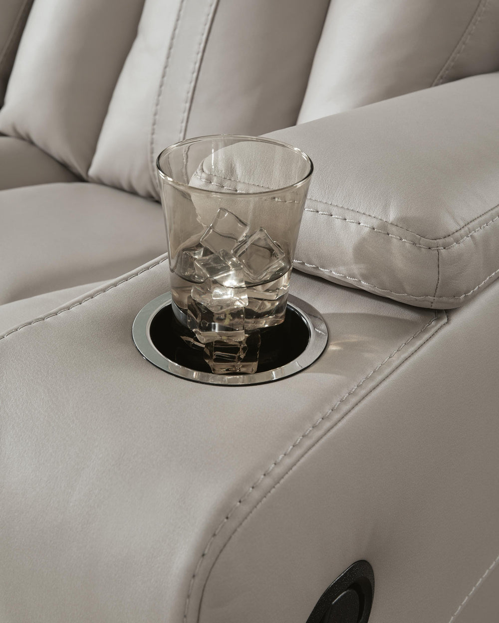 Elevate Edges Reclining Sofa with Drop Down Table - Coin (9)