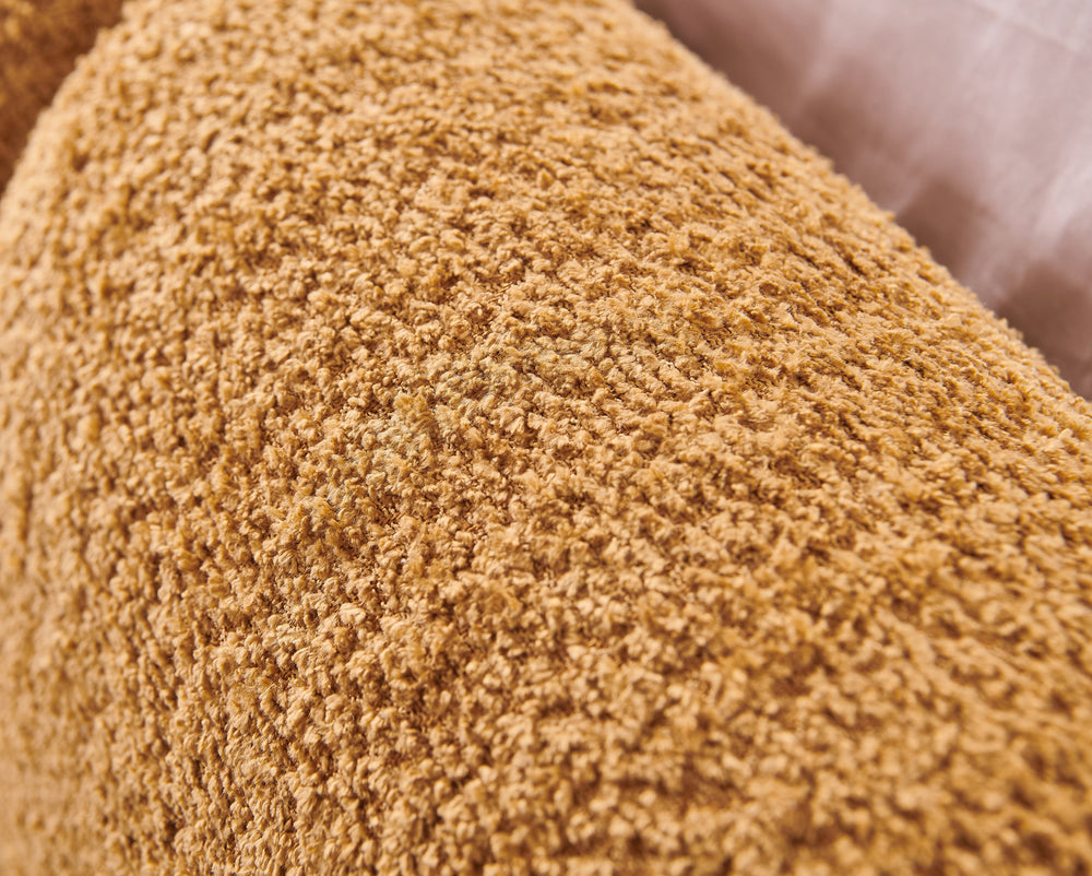 Janine - Modern Camel Fabric Bed - View 4