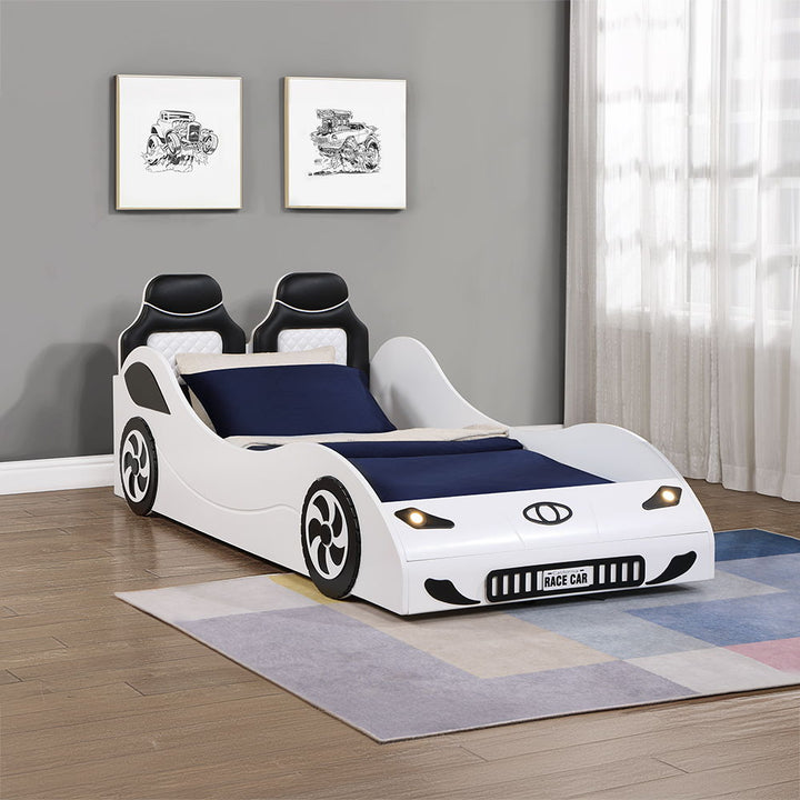Colen - Twin Car Bed - White