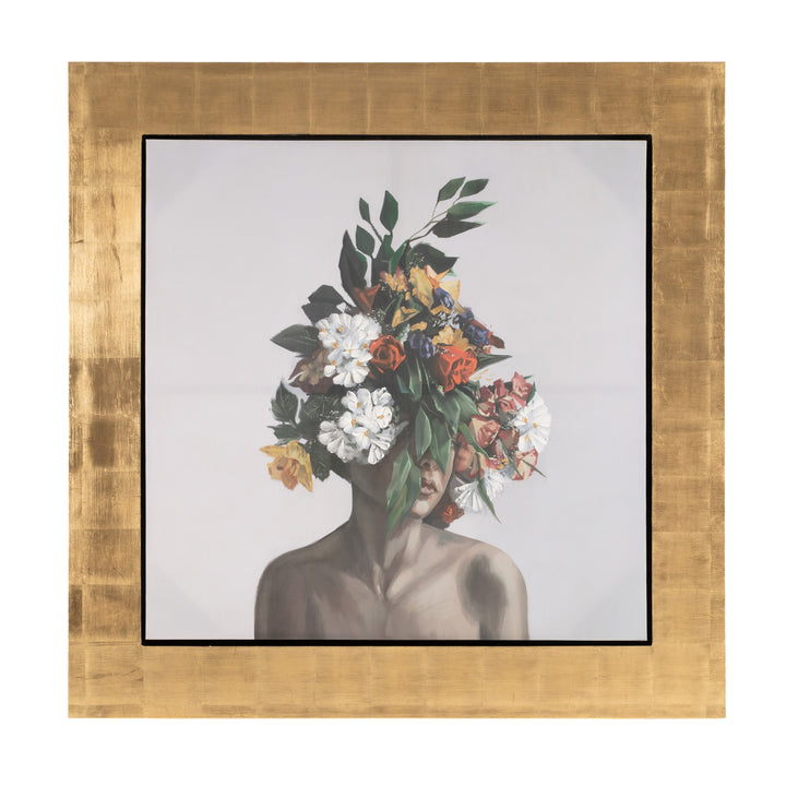 Victoria - Modern Gold 71" x 71" Painting