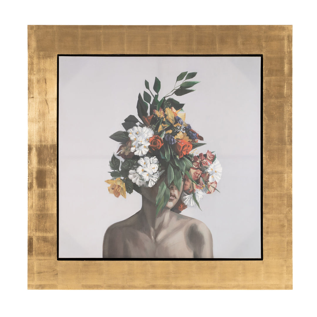 Victoria - Modern Gold 71" x 71" Painting